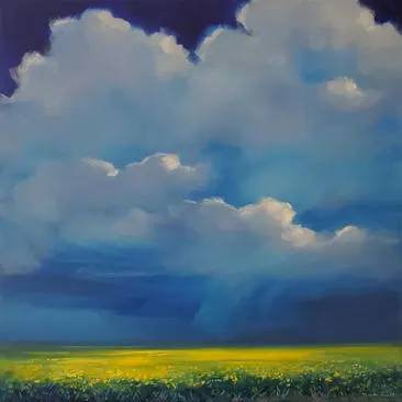 15 - Canola On A Dark Day_2021_ 20x20 inches_oil on canvas.jpg