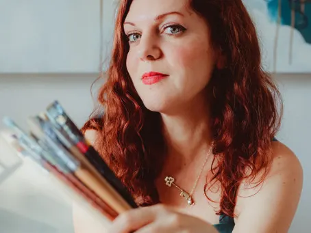 Leah Guzman - visual artist, Board Certified Art Therapist, coach and author