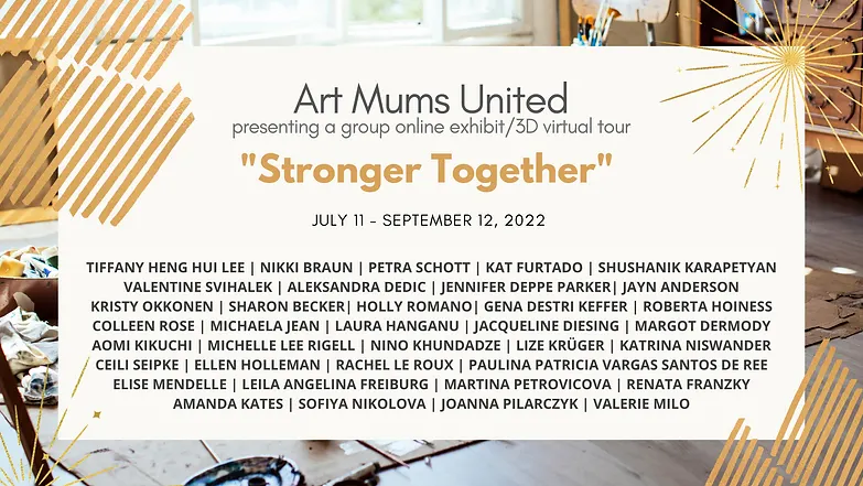 Art Mums United is proud to present an in-house online exhibit Pieces Of My Life, Cut, Sti