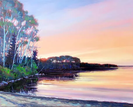 8 - Radiant Summer's Eve_2021_ 24x30 inches_ oil on canvas.jpg