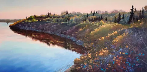 11 - Sun-Kissed Morning_ 2021_36x72 inches_ oil on canvas.jpg