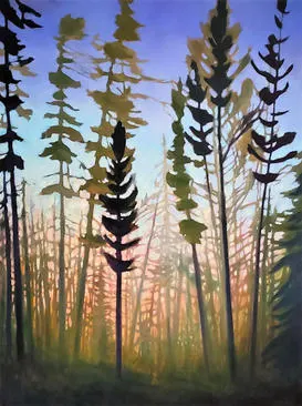 2 - Morning in the Forest_2020_ 40x30 inches_ oil on canvas.jpg