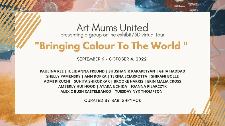 Art Mums United is proud to present an in-house online exhibit Pieces Of My Life, Cut, Sti