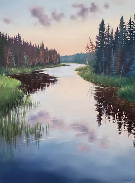 5 - Lazy River_2021_ 40x30 inches_ oil on canvas.jpg